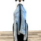 Hanger with coat on Front of Luggage 