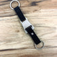 Mini Seat Belt Keychain - 3 in 1 Breakaway with Engraving on Leather